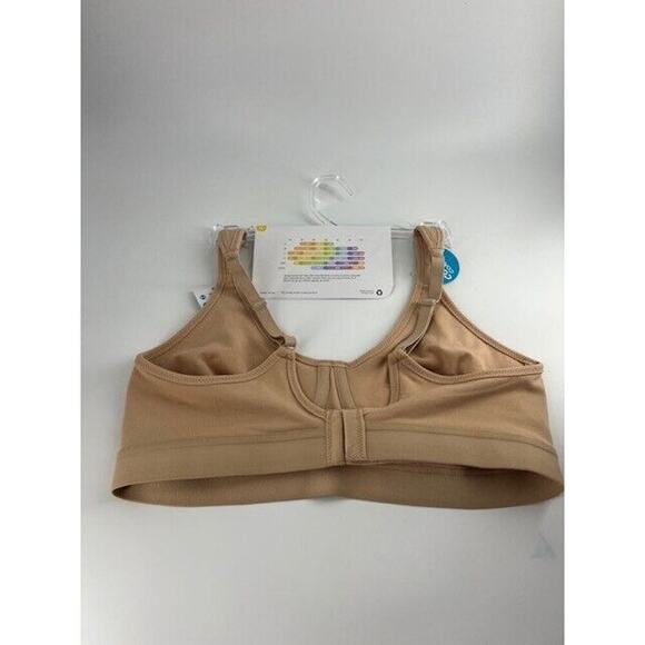 Jockey Forever Fit Wirefree Full Coverage Unlined Cotton Bra Medium Beige - Picture 3 of 4